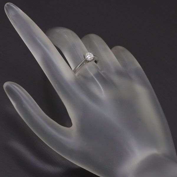 ハリーウィンストン Pt950 ダイヤモンド リング 0.52ct E VVS2