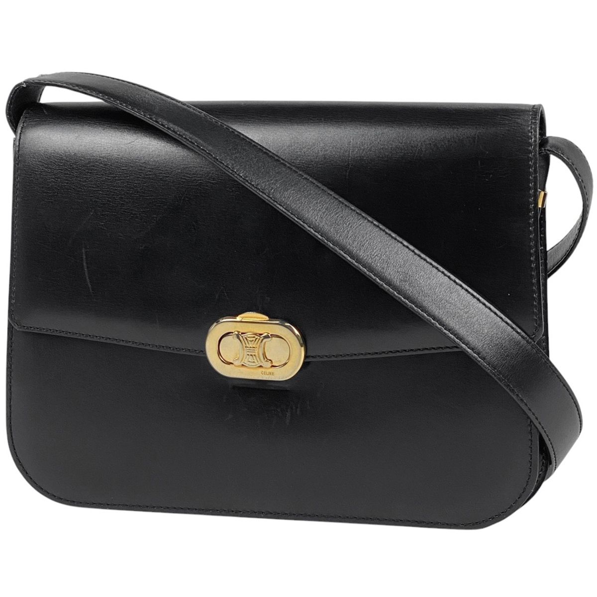 セリーヌ CELINE ロゴ ショルダーバッグ 斜め掛け マカダム柄