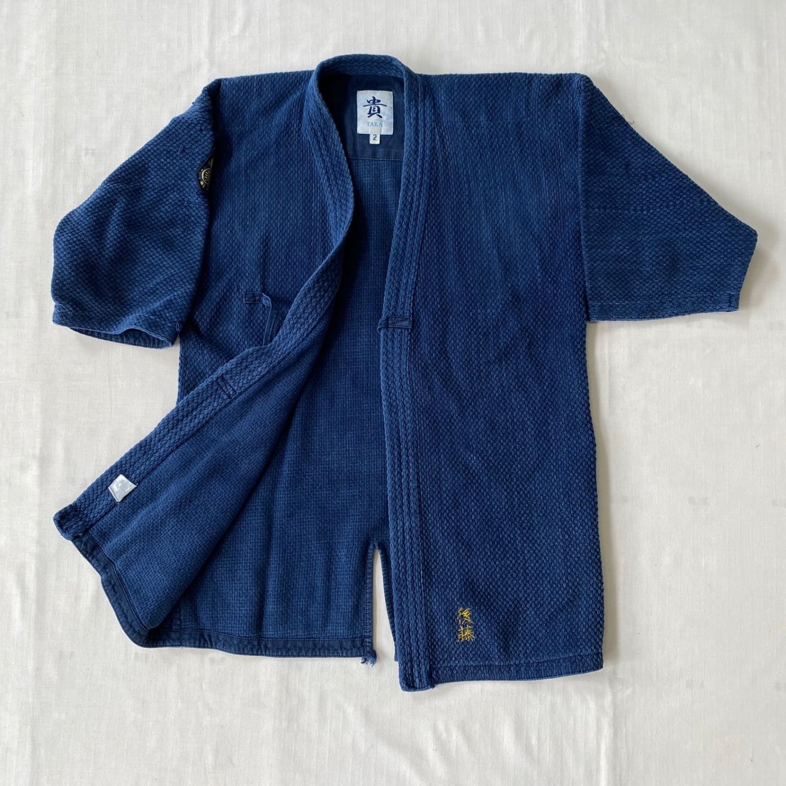 新作入荷 BUSEN 藍染 インディゴ染 胴着 野良着 剣道着 刺し子