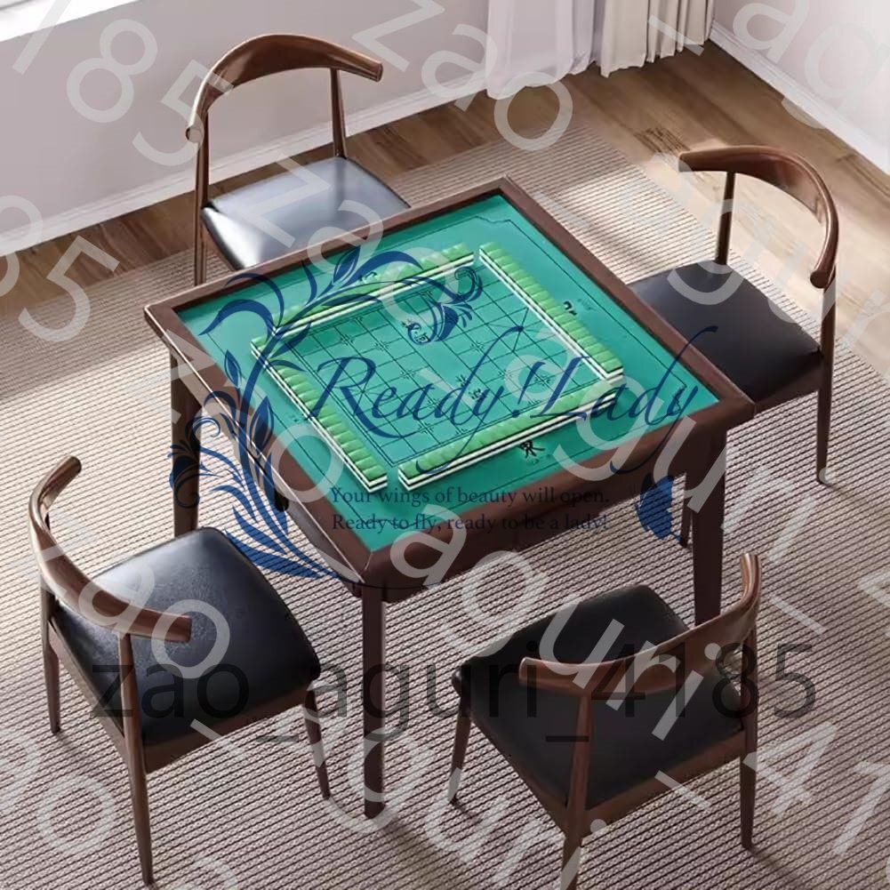 木製のマジョンテーブル、純粋なウッドスクエアカードテーブル