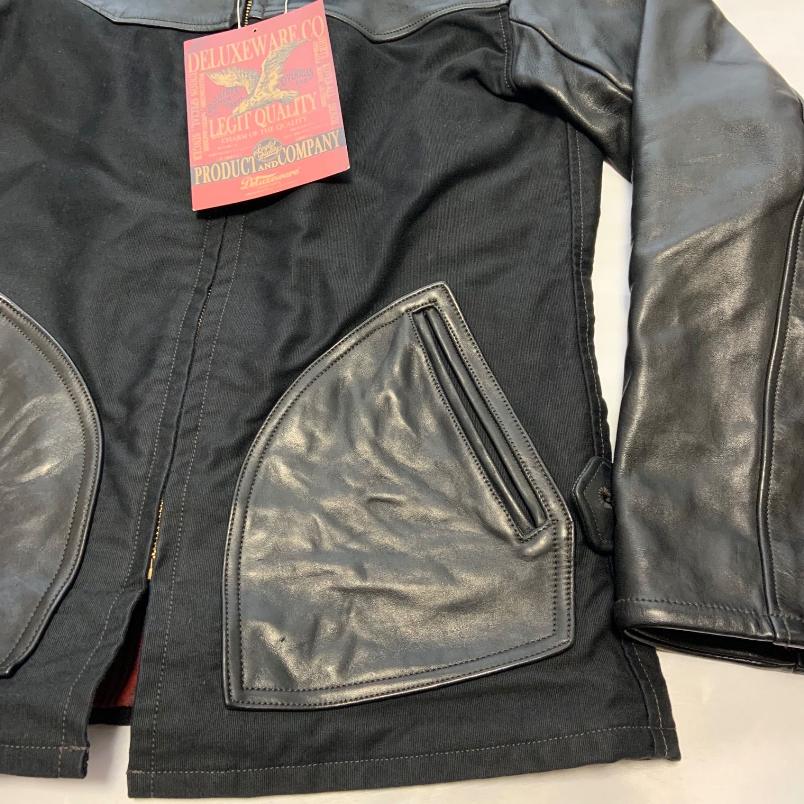 ☆【古着】DELUXEWARE D-14 BERICK 1940年代スポーツジャケット BLACK