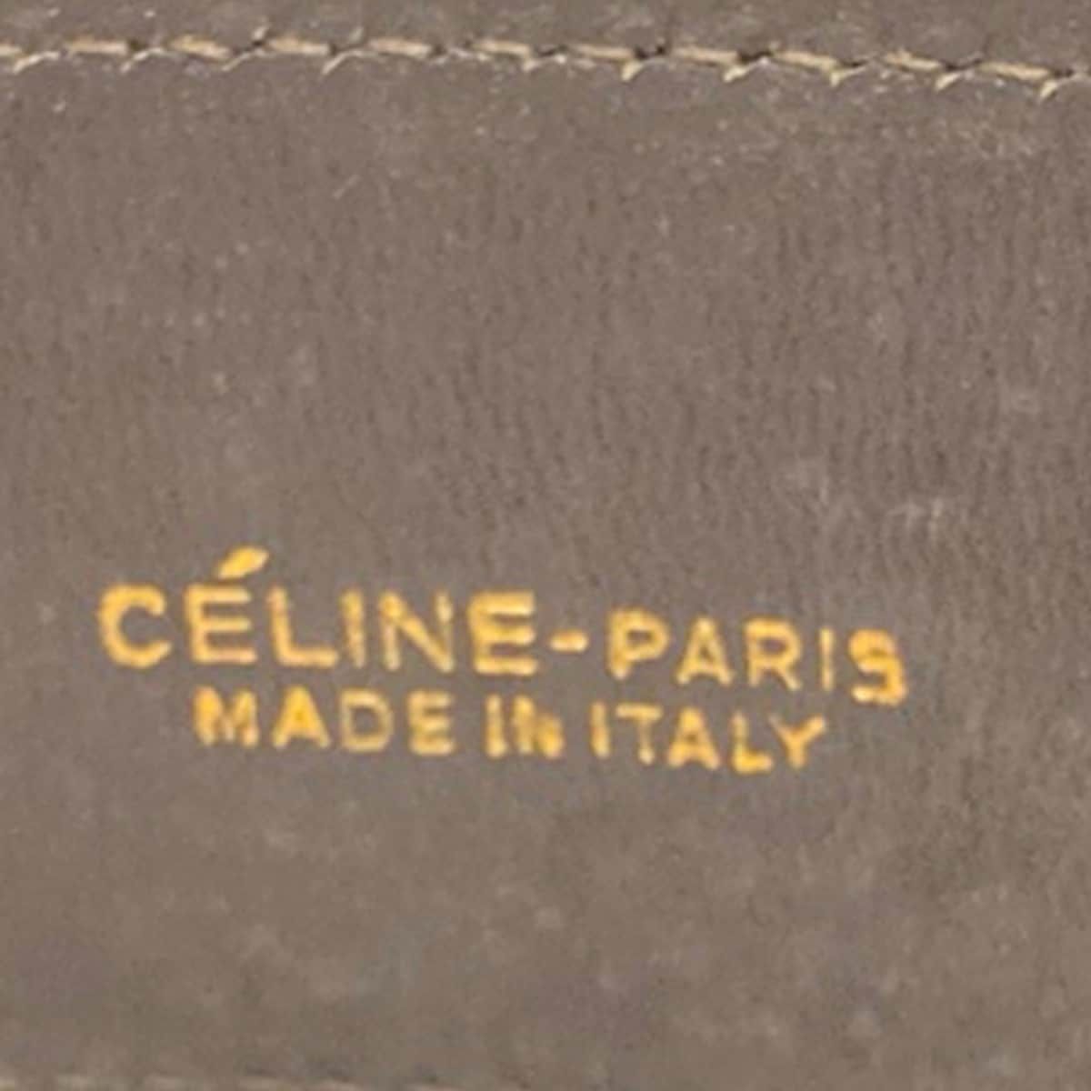 CELINE(セリーヌ) ベルト 90 - ダークブラウン レザー - メルカリ