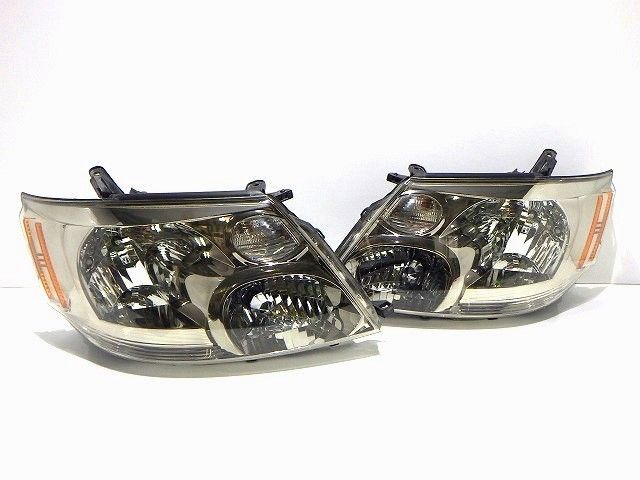 アルファード ヘッドライト 左右 HID 10 15 ANH MNH 前期 58-2 3 コーティング 250911174