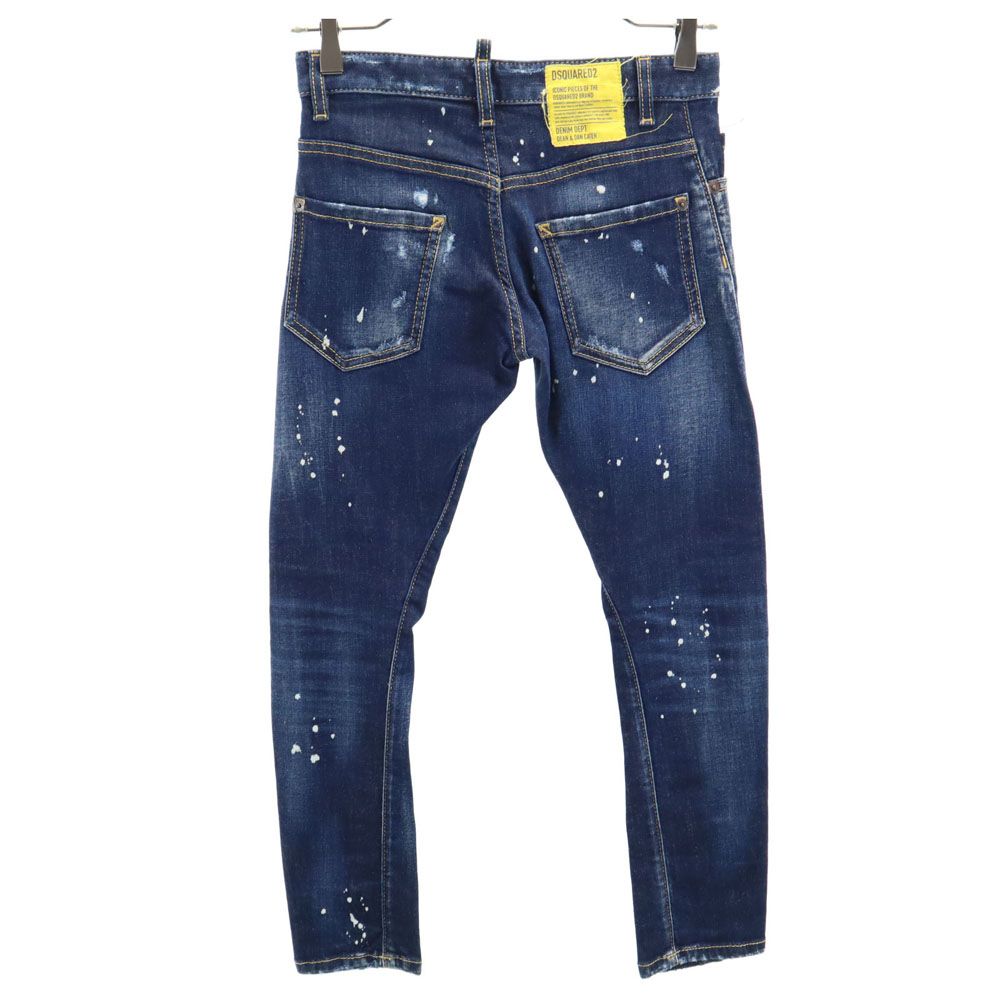 dsquared2 スキニーデニム ホワイト/ネイビー