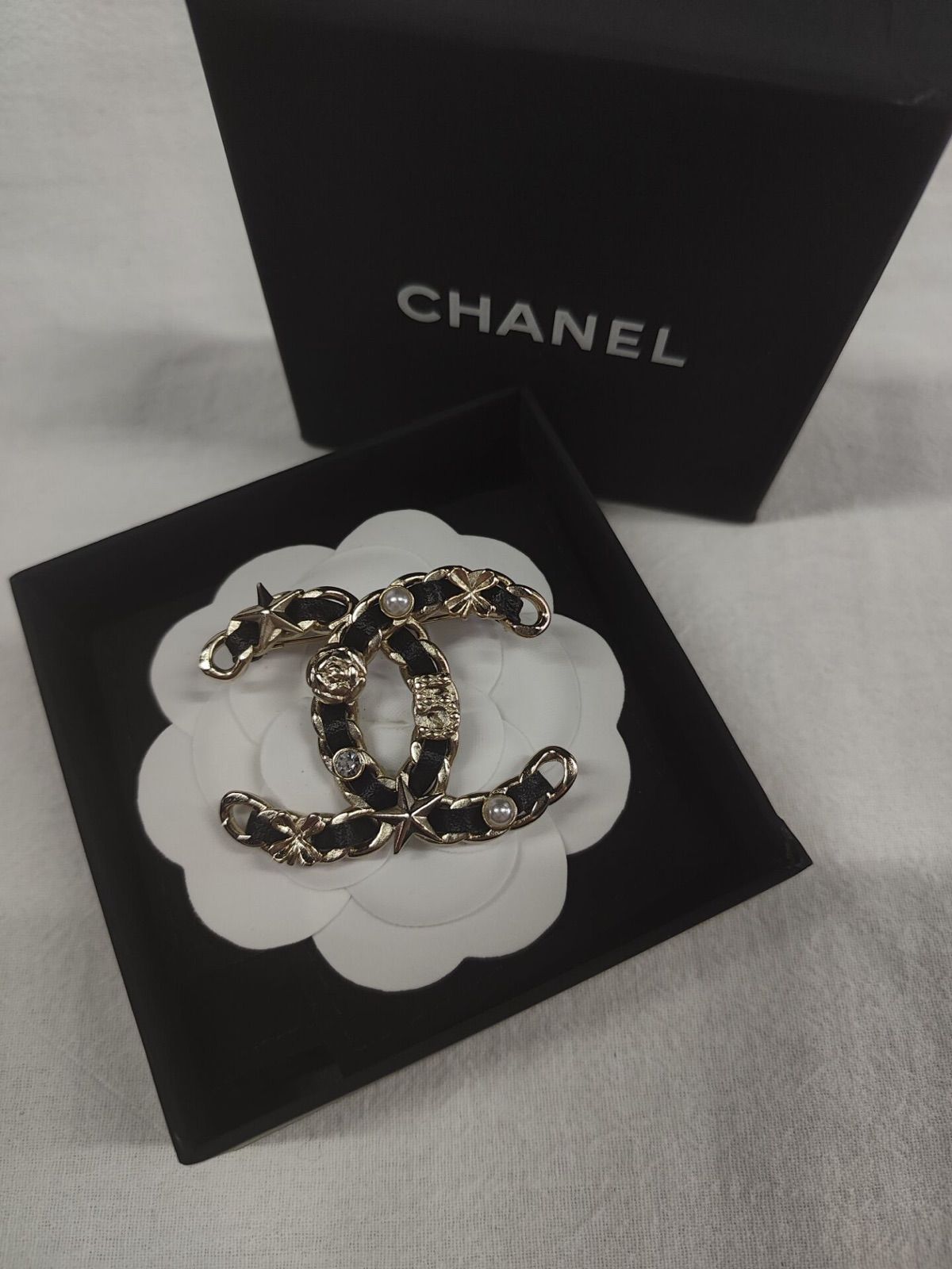 美品 CHANEL シャネル ブローチ