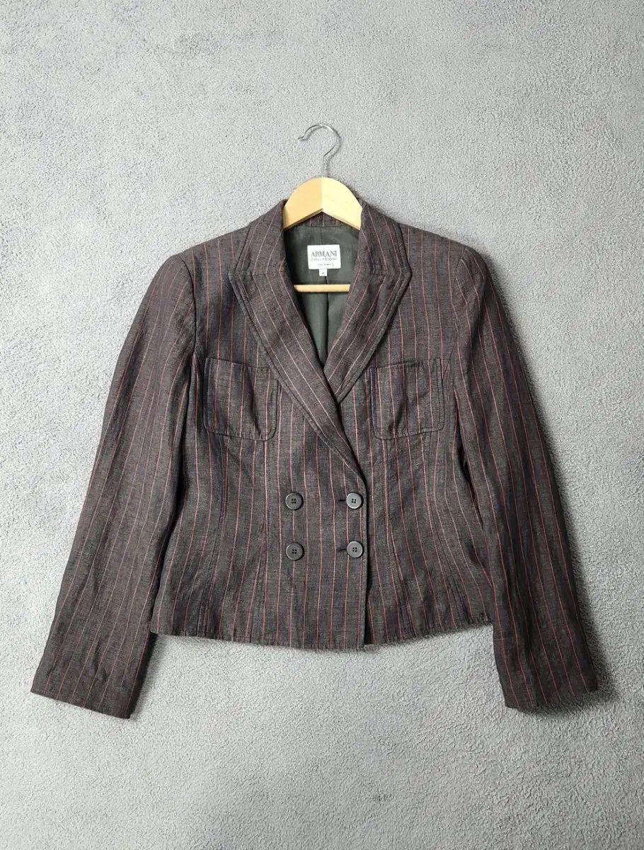 ARMANI アルマーニ コレツィオーニ ストライプ ジャケット 42