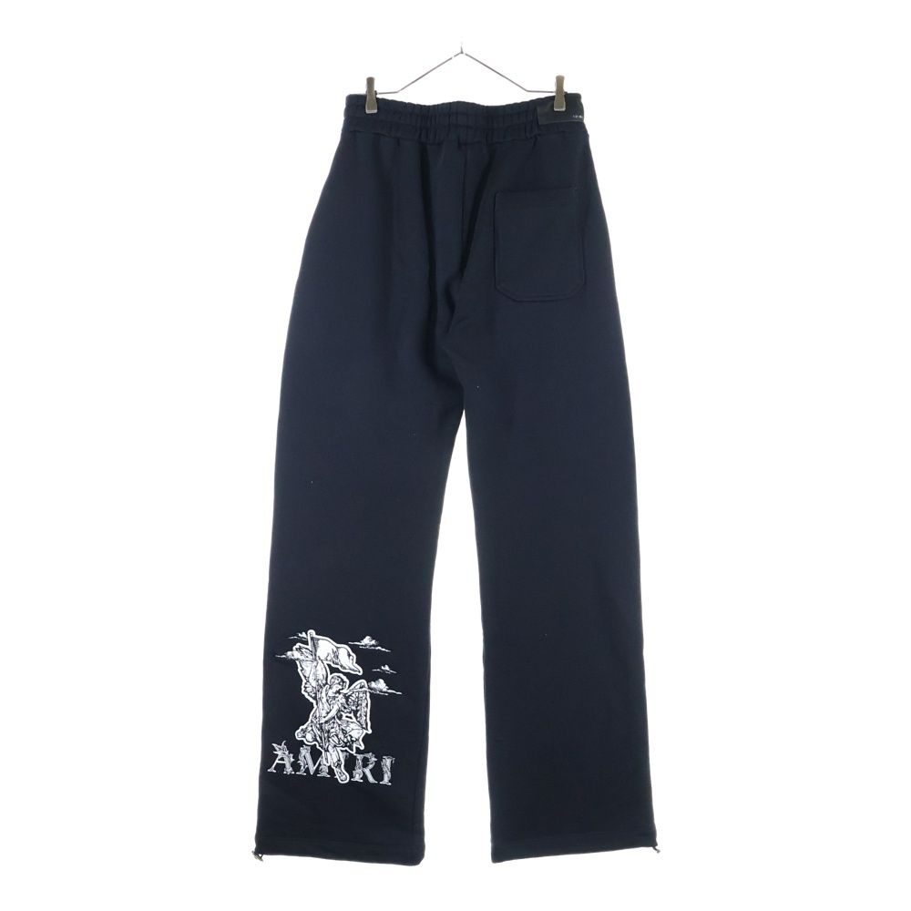 AMIRI アミリ Angel Cotton Sweat Pants MAロゴ エンジェルプリント スウェットパンツ ブラック