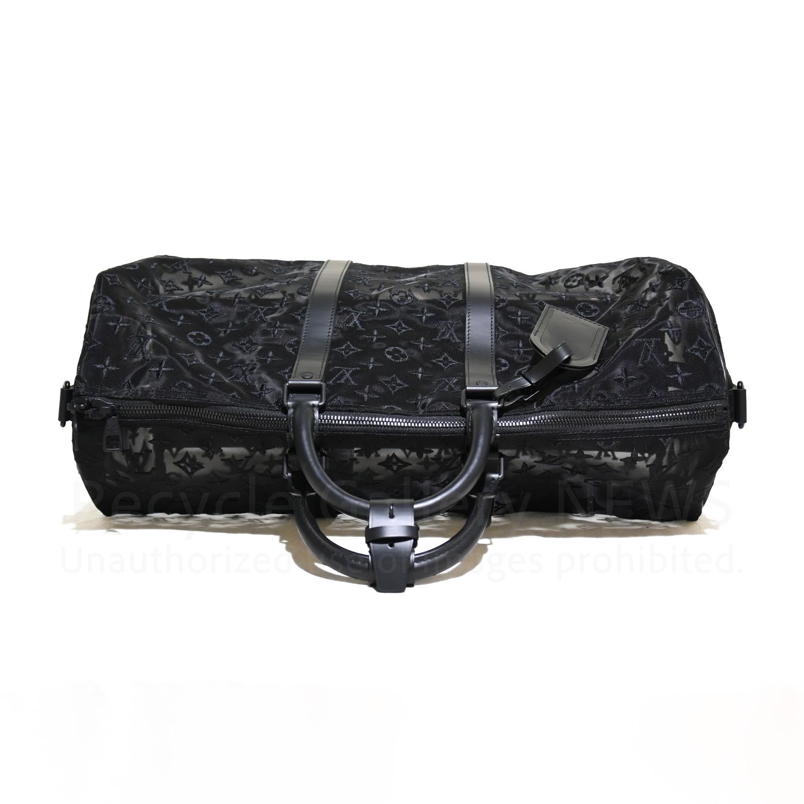 ○ LOUIS VUITTON モノグラム メッシュ・レザー ボストンバッグ