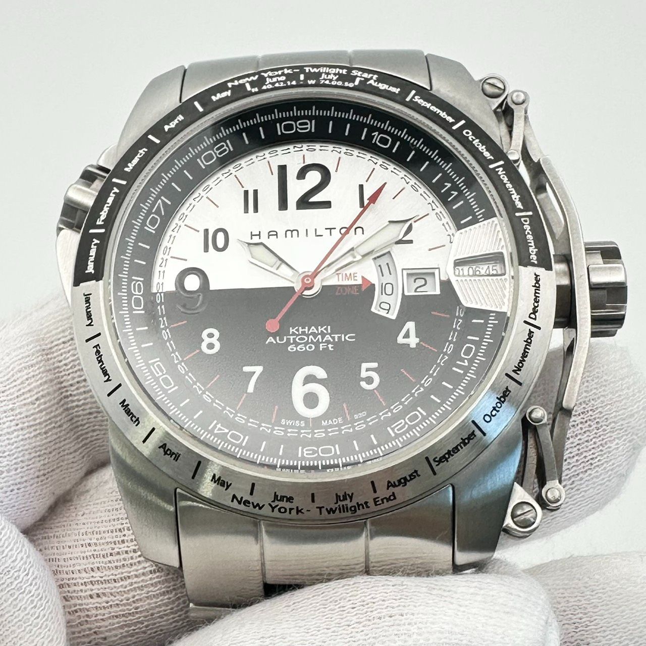 ハミルトン 腕時計 H356150 435ハミルトン H356150 US66 限定 2008本 自動巻き 腕時計
