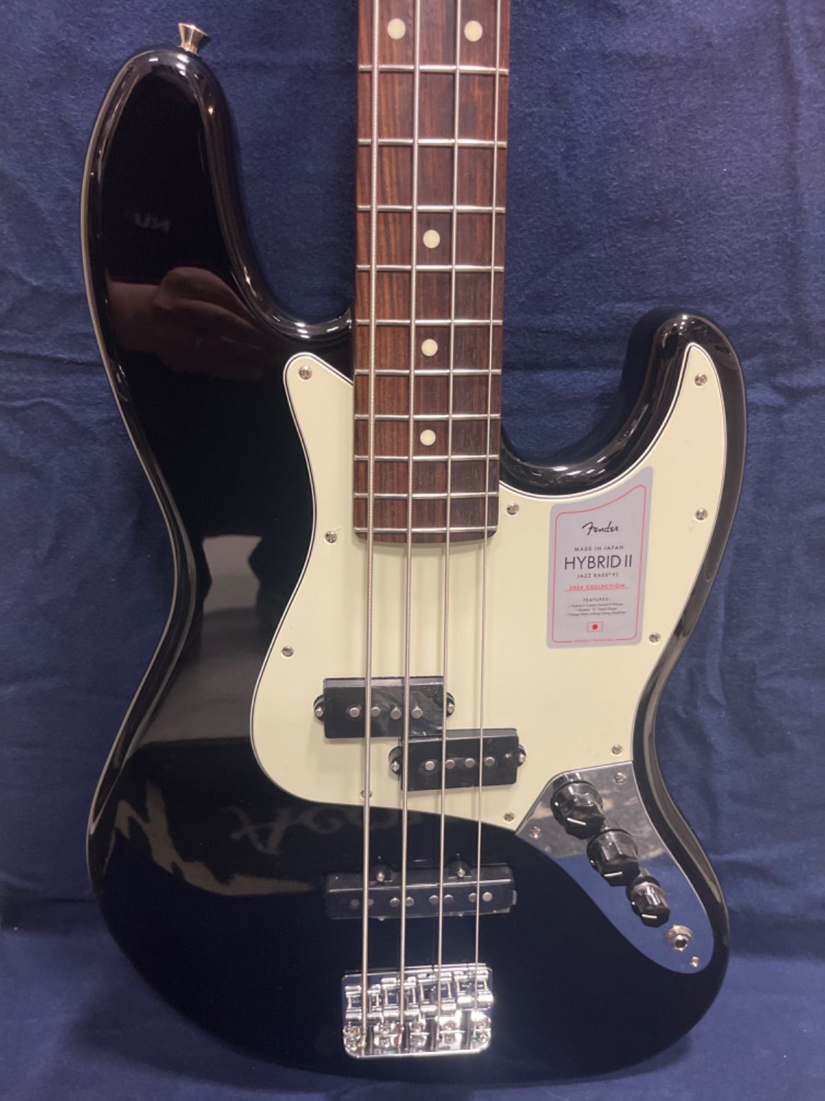 Fender | 2025 Collection Made in Japan Hybrid II Jazz Bass PJ Rosewood Fingerboard Black モデル フェンダー