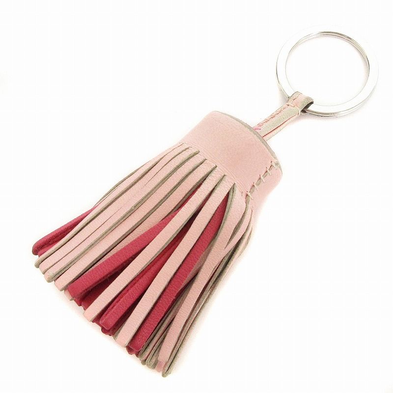 HERMES 　エルメス　カルメン　レザーバッグチャーム ブルー/ピンク 楽天市場】【新品】 エルメス キーホルダー カルメン