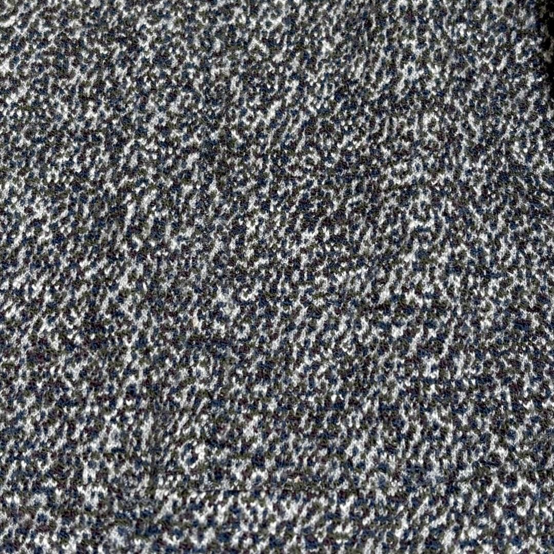 ARMANI 麻混ニット地テーラードジャケット