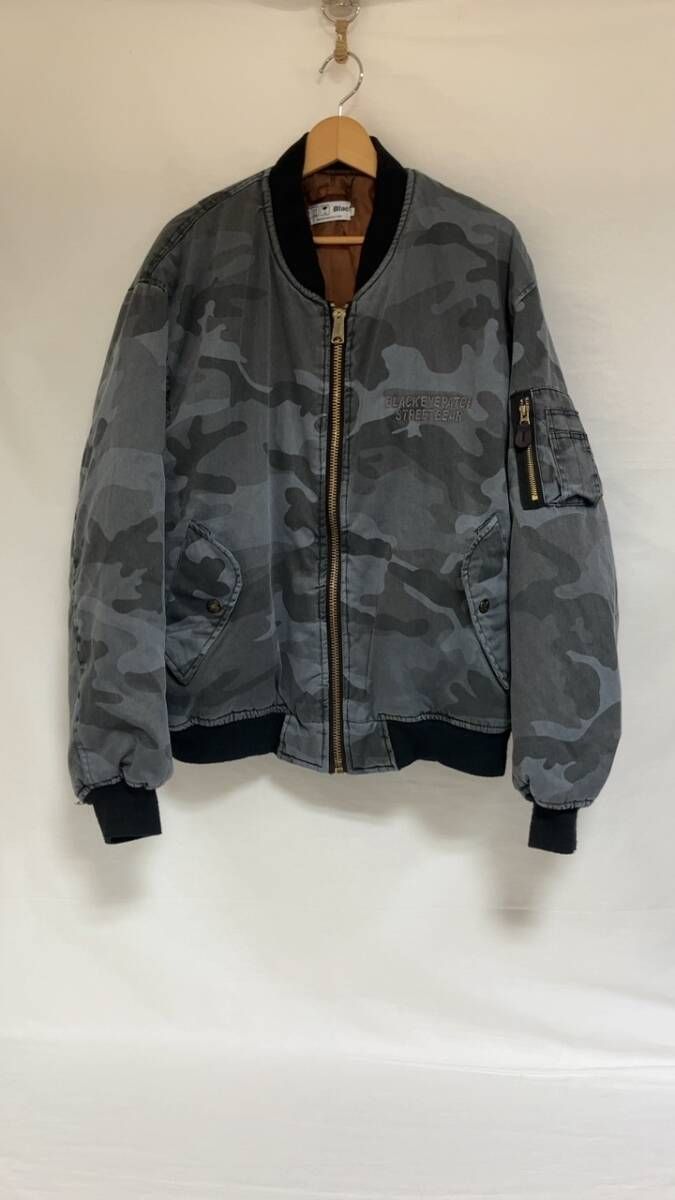 THE BLACK EYE PATCH MA-1 カモフラージュ グレー サイズXL