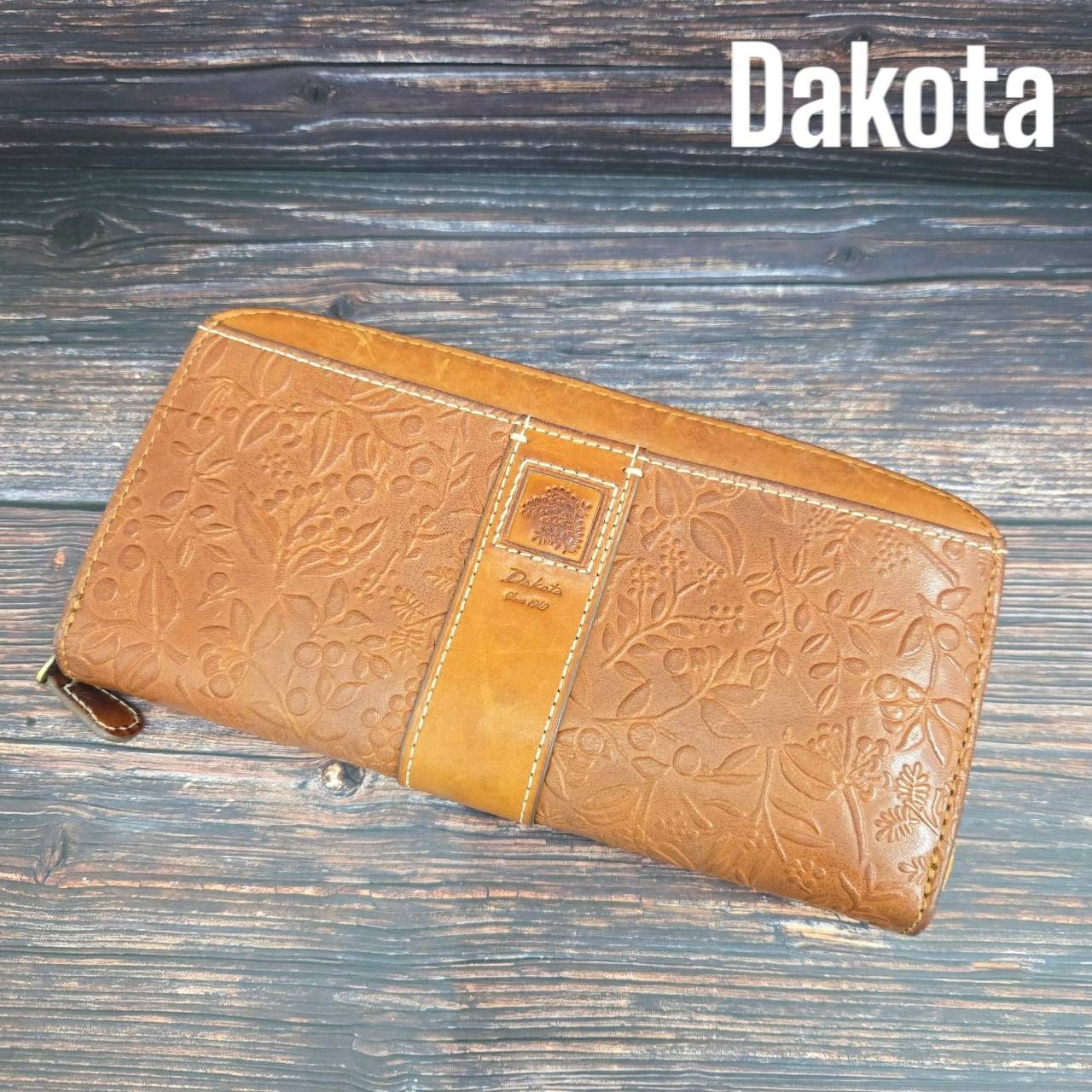 最終価格、ダコタ 長財布 最終価格】Dakota ダコタ 長財布 L字ファスナー ボタニカル柄