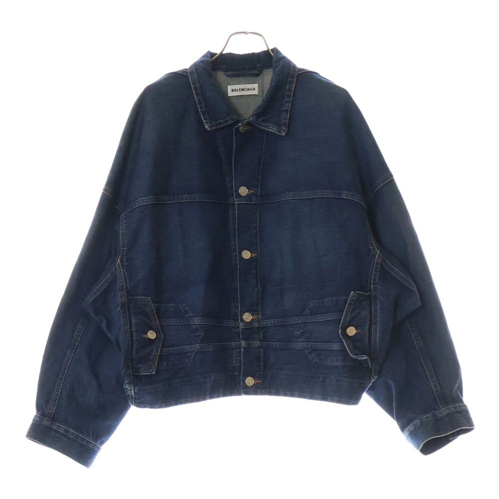 バレンシアガ　カットオフデニムジャケット34サイズ BALENCIAGA - BALENCIAGA バレンシアガ 23SS オーバーサイズ