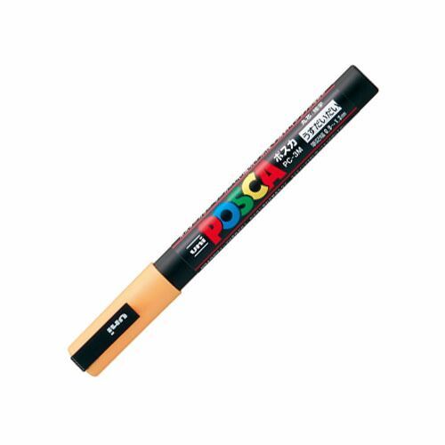 まとめ 三菱鉛筆 水性ペン ポスカ 細字 うすだいだい PC3M-54 ×30セット