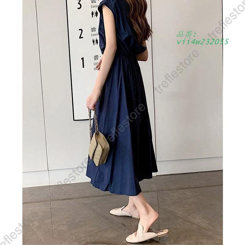 ワンピ Uネック