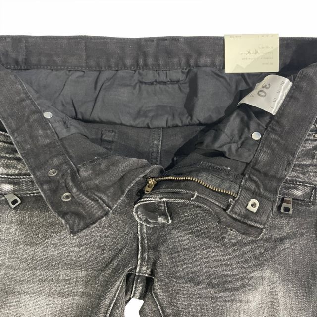 【送料無料】mnml M14 バイカー スキニー デニム パンツ ブラック STRETCH DENIM BLACK ミニマル