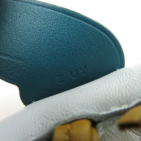 HERMES エルメス Z刻印 ロデオチャームPM ブルー系