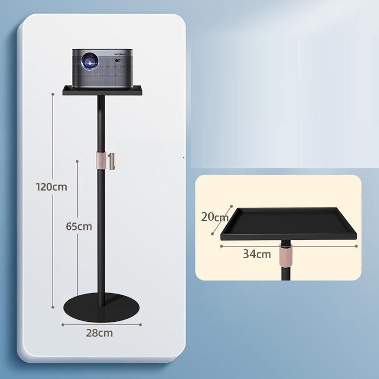 プロジェクタースタンド プロジェクター台 伸縮型 高さ50-160cm 一脚型 床置 プロジェクター 台 プロジェクター スタンド 角度調整 高さ調整可能  省スペース 耐荷重5kg オフィス 家庭用 #erika5341 - メルカリ
