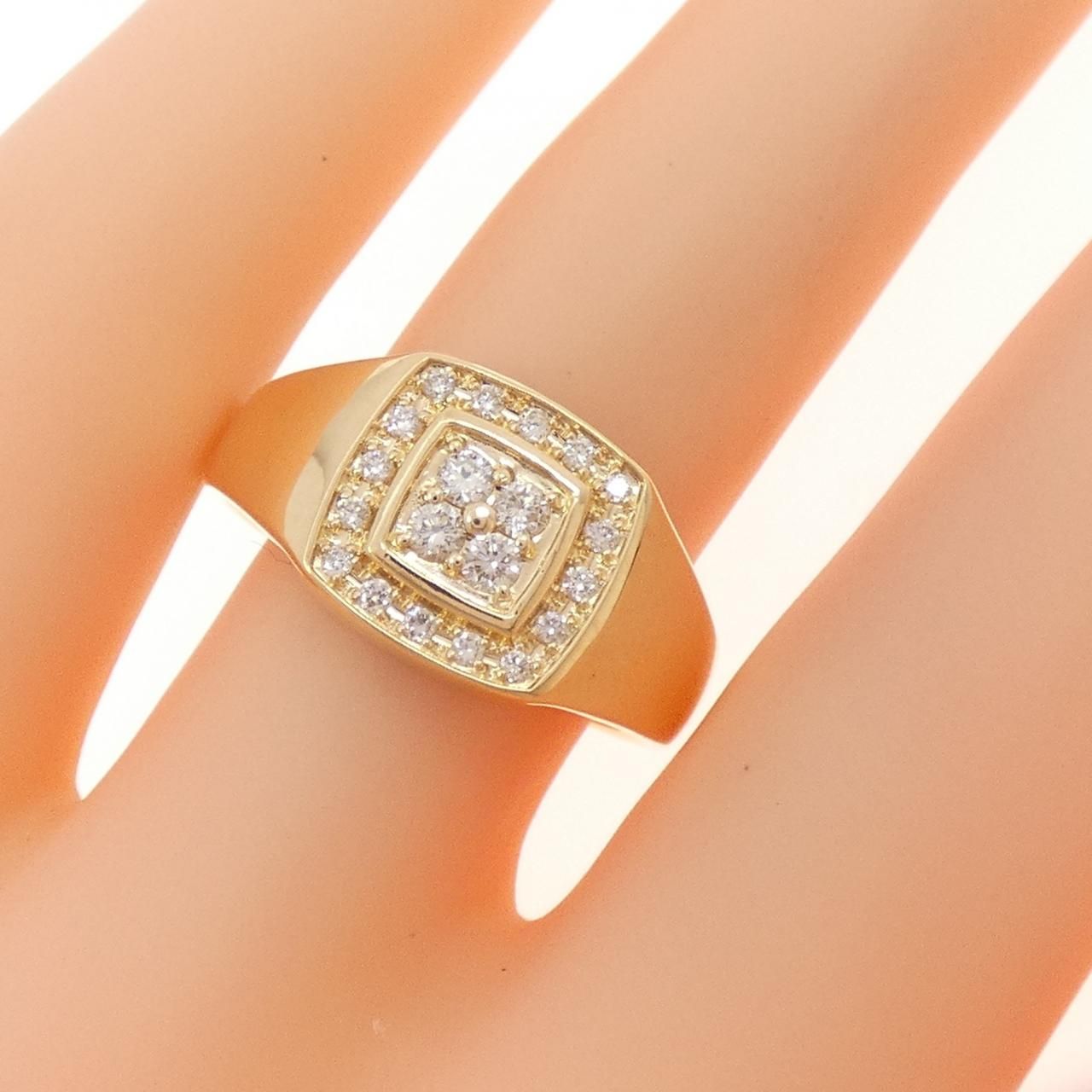 K18YG ダイヤモンド リング 0.21CT - メルカリ