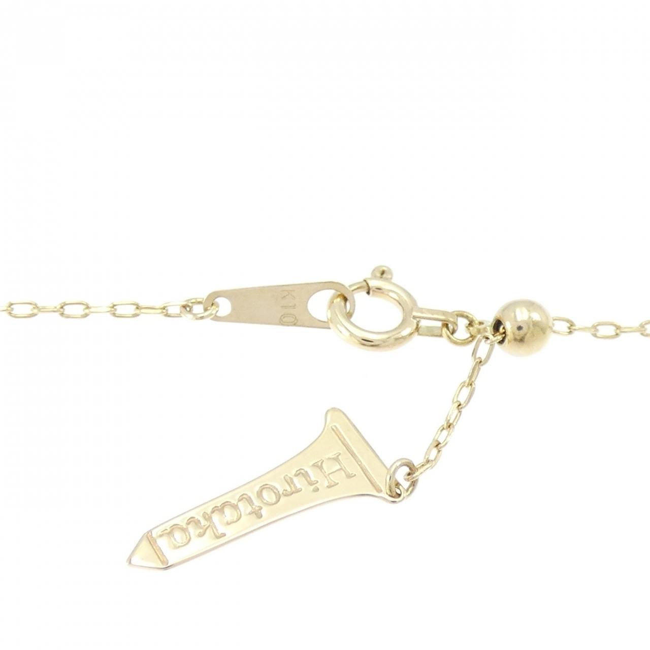 Hirotaka GOSSAMER オブリクネス ダイヤモンド ネックレスK10 ヒロタカ