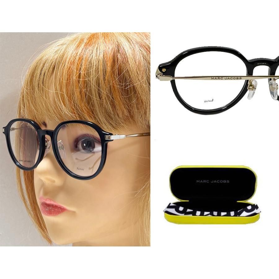 マーク ジェイコブス メガネフレーム MARC 743/G 807 ブラック MARC JACOBS】 マーク ジェイコブス メガネフレーム MARC 743/G
