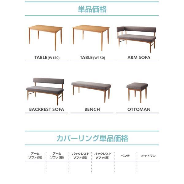 【本体別売】ソファーカバー 足置き(オットマン)用【E-JOY】ライトブルー 選べるカバーリング！！ミックスカラーソファベンチ リビングダイニング【E-JOY】イージョイ 別売りカバーリング