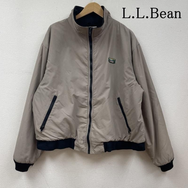 L.L.Bean エルエルビーン ジャケット、上着 ジャンパー、ブルゾン 80s L.L.Bean Warm-up Jacket 裏地フリース ジャケット USA製 フルジップアップ ロゴ 刺繍