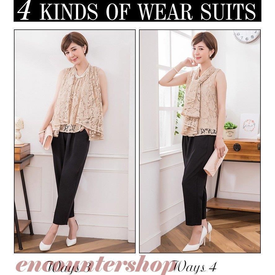 パーティードレス パンツスタイル パンツドレス セットアップ パンツスーツ 結婚式 ドレス フォーマルドレス 二次会 ケープ 七分丈 20代 30代 40代 xM2c655 WWW_MORNINGWALKER_COM