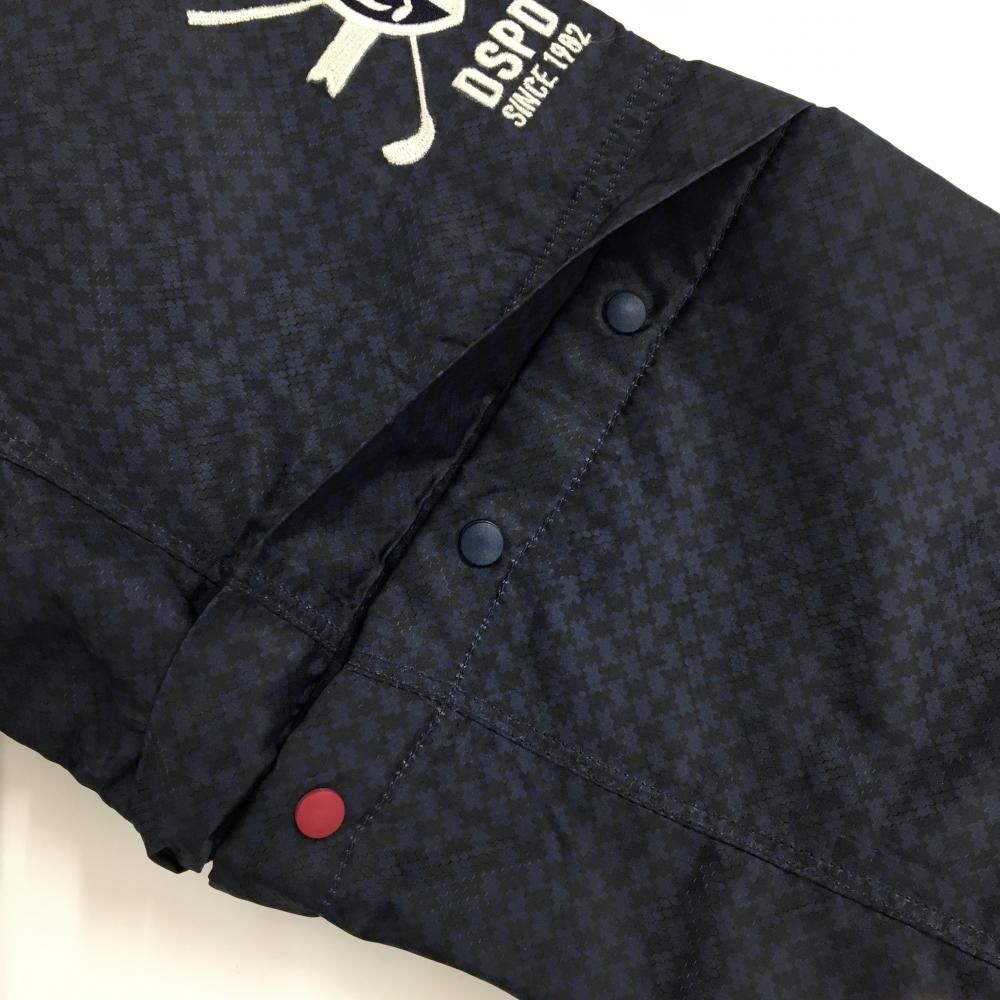 ネイビー×黒 総柄