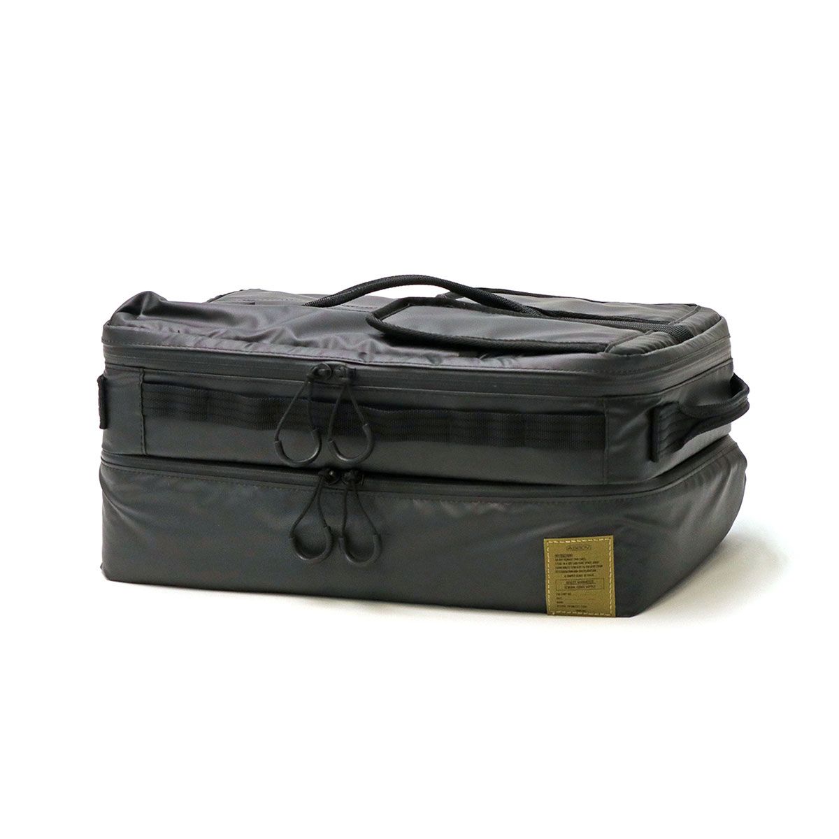 1年保証 アッソブ ディッシュケース AS2OV NYLON POLYCARBONATE ALL IN DISH CASE 食器 収納 ネット 食器入れ 乾燥 キャンプ 382101 ブラック 10