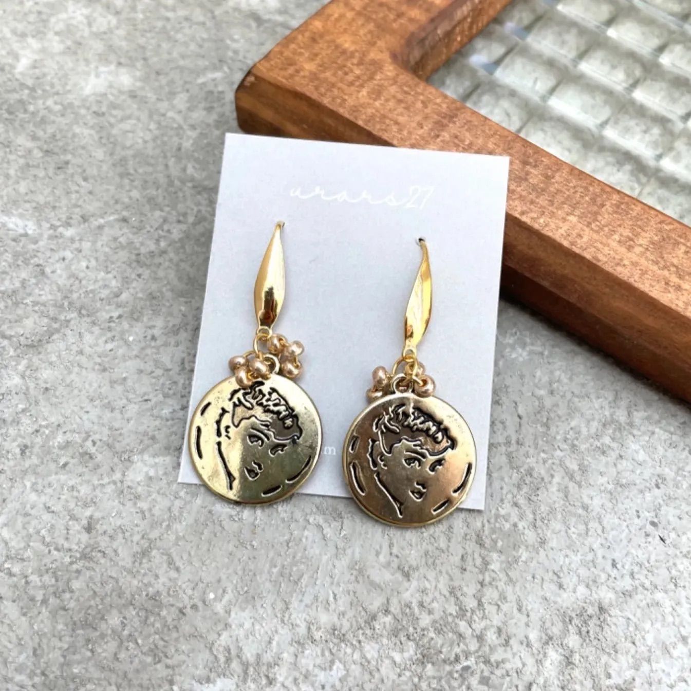 ヘップバーン♡」ピアス イヤリング 芸能人 ハンドメイド