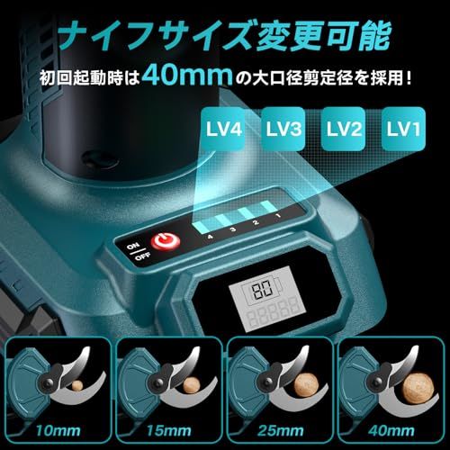 電動ハサミ ブラシレスモーター採用