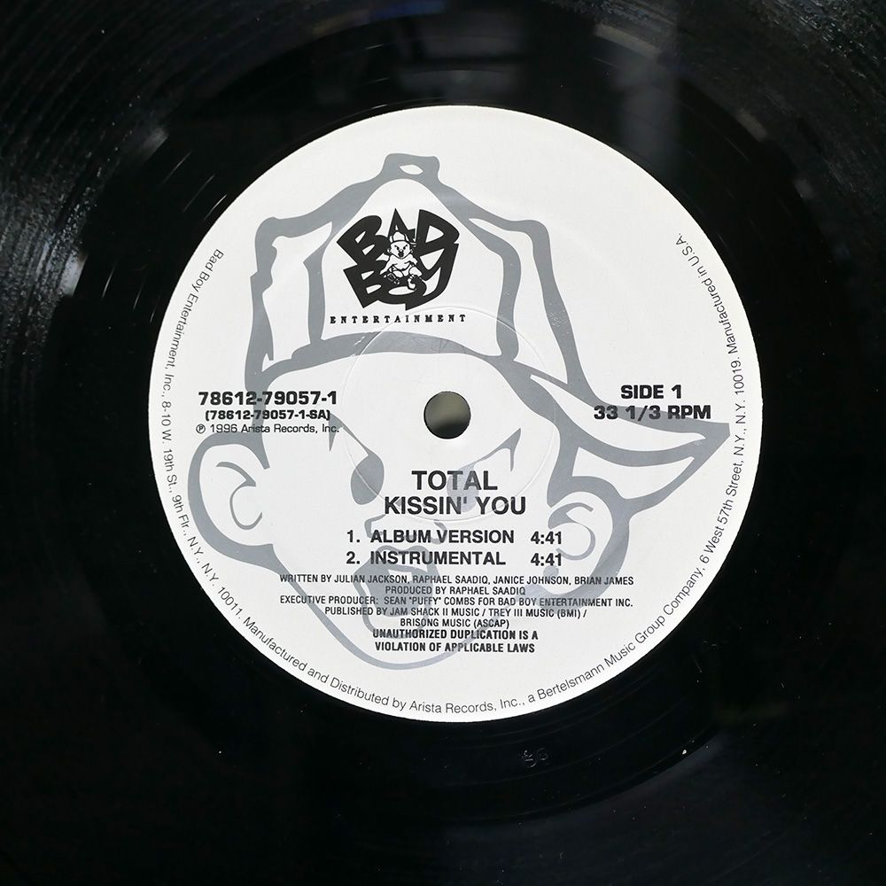 ジャンク,米 US盤 T.O.T.A.L./KISSIN' YOU / TELL ME/BAD BOY
