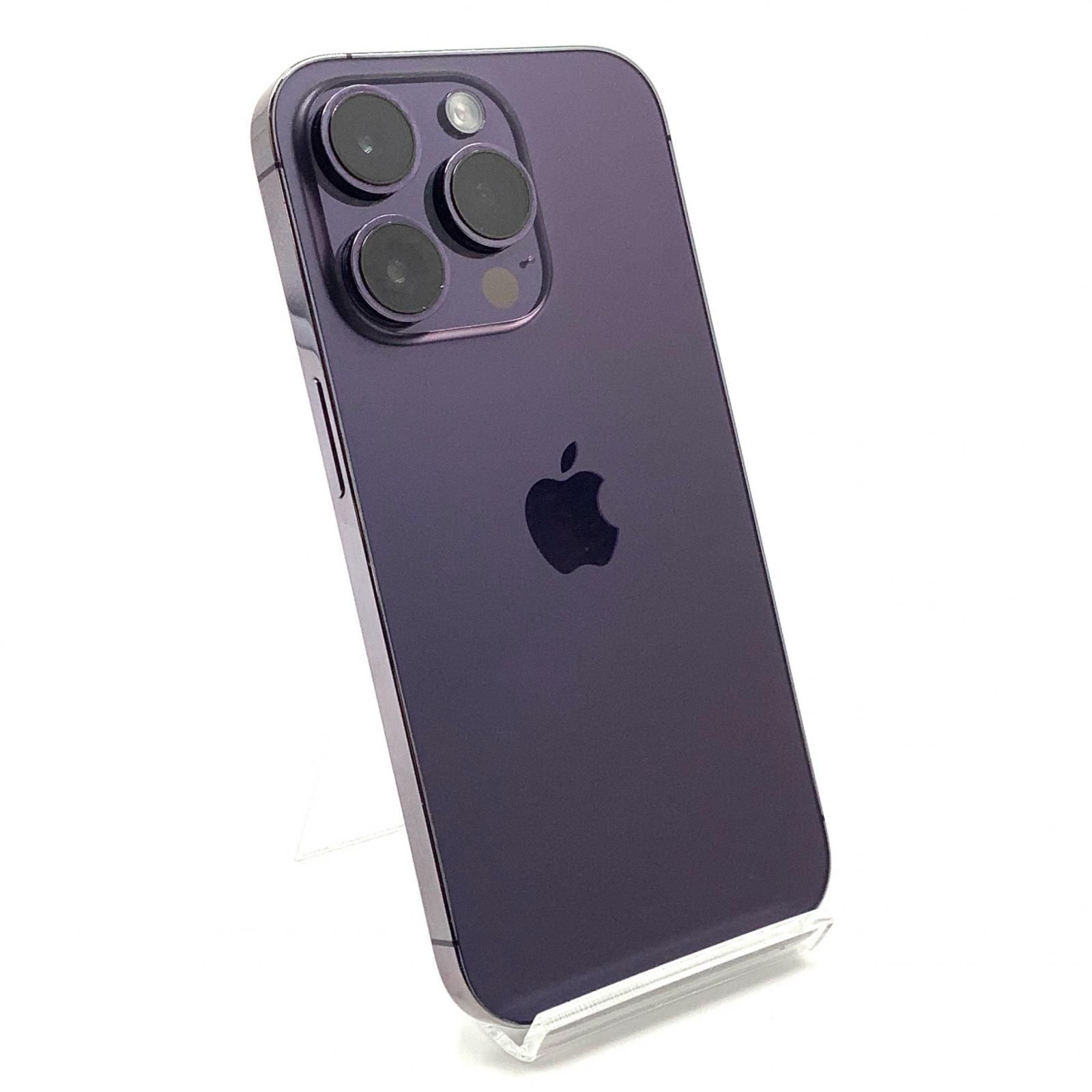 全額返金保証 最速発送 Apple iPhone 14 Pro 256GB ディープパープル docomo 動作 済 84%