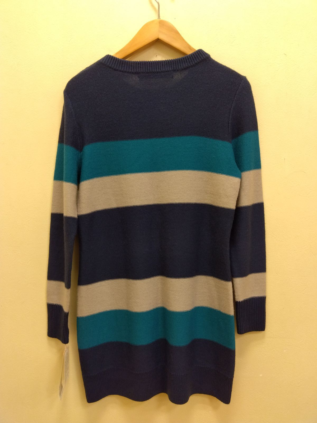 M 14 伊太利屋 イタリヤ 上質なWOOL 100％チュニック 定価¥46000