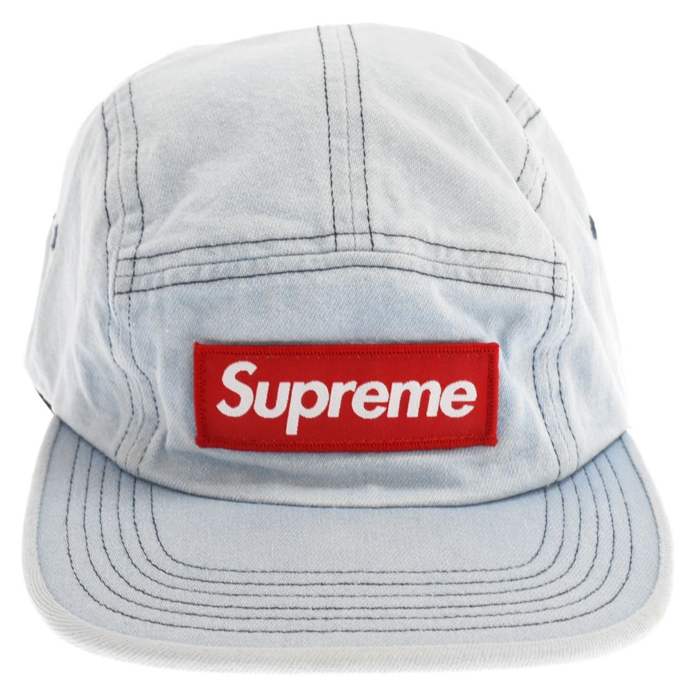SUPREME (シュプリーム) 21AW Washed Chino Twill Camp Cap Denim Box
