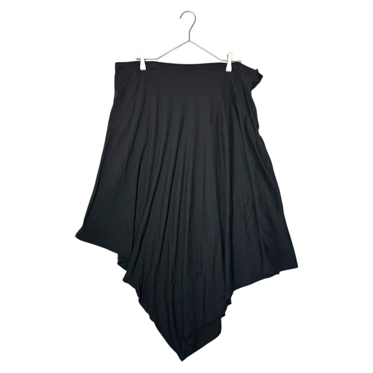 Y s ワイズ 08AW Super sarouel asymmetrical skirt pants スーパーサルエル アシンメトリー スカート パンツ YB-T42-260 2 M程度 ブラック