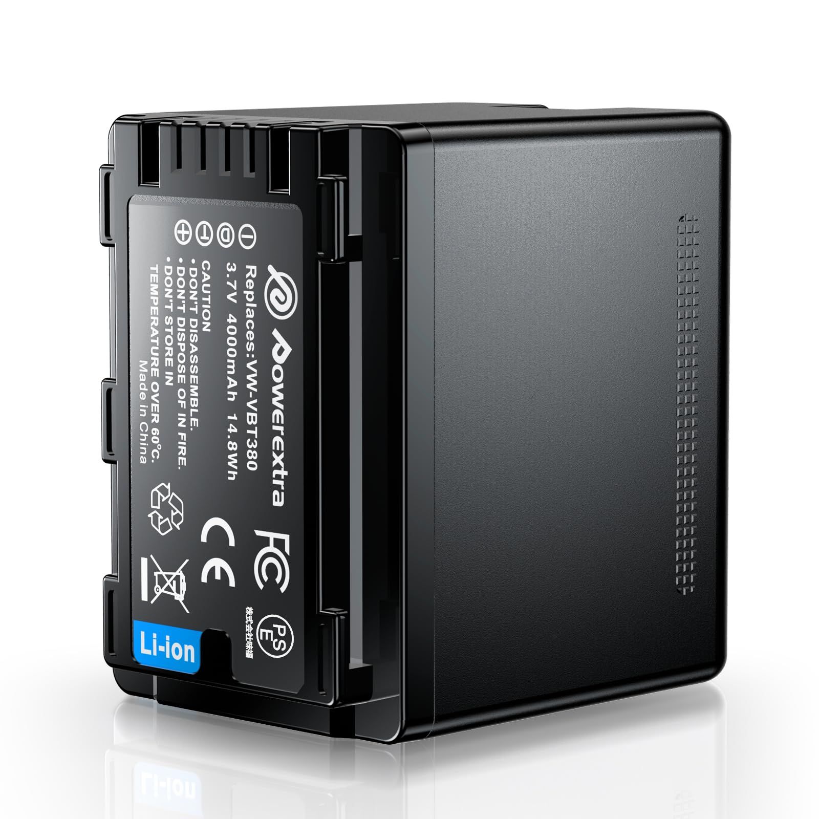 Panasonic 互換バッテリーVW-VBT380-K/VW-VBT380 ムービー 用