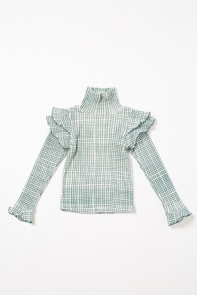 ZoZIO/Check HN tops 長袖トップス　新品子供服110 キッズ 女の子