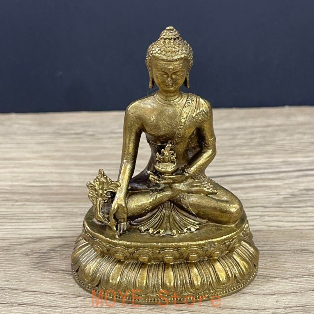 仏教美術 仏像 三宝仏 銅製 仏像 彫刻 置物 開運 風水 工芸品 仏教美術 仏像 三宝仏 銅製 仏像 彫刻 置物 開運 風水 工芸品 釈迦