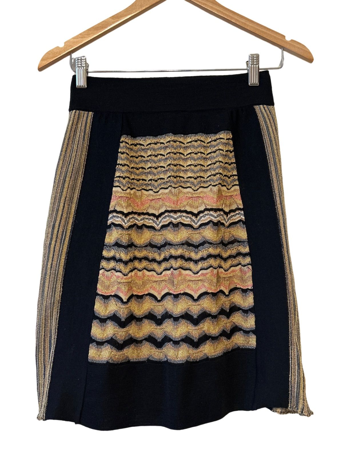 ミッソーニ missoni スカート 新品タグ付き 茶色 44