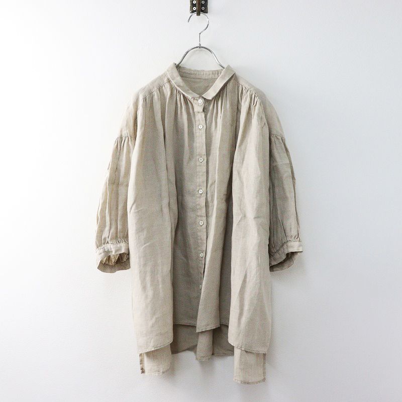 美品 定価2.9万 2024AW ネストローブ nest Robe リネン超撥水