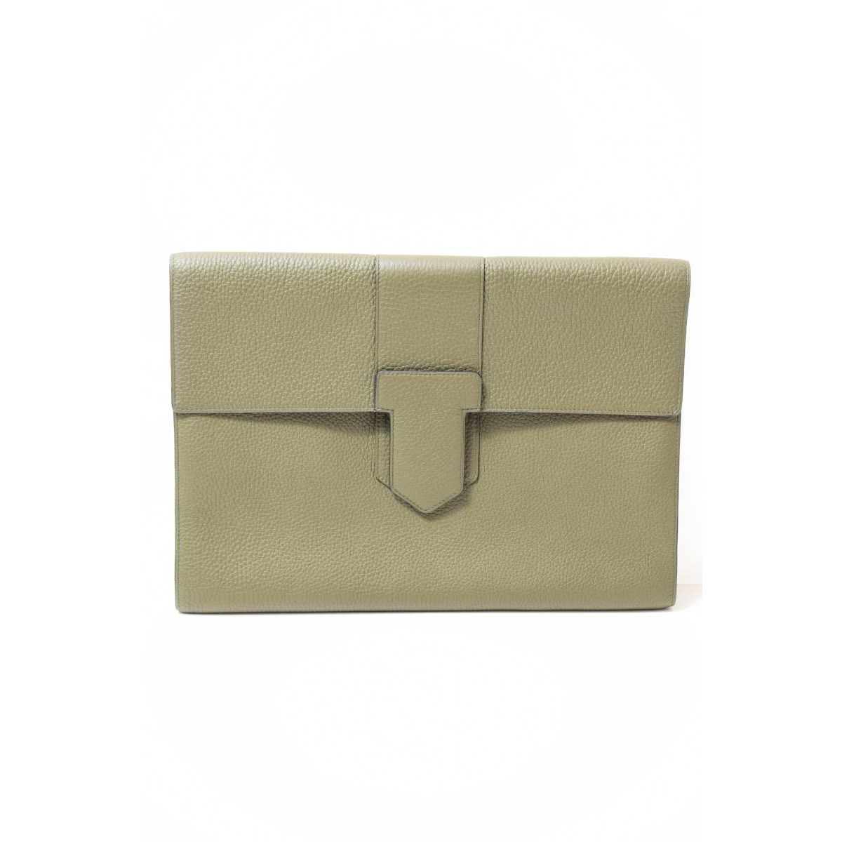 DELVAUX Presse A4 Taurillon Soft レザー クラッチ バッグ www.kuyima.com