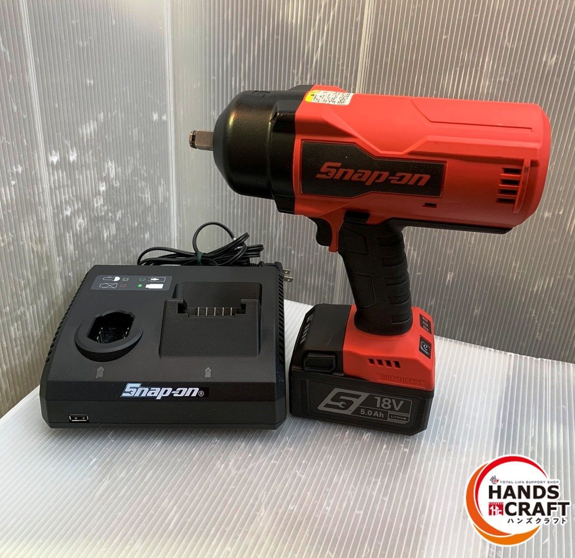 Snap-on スナップオン 電動インパクトレンチ 18V バッテリー付き