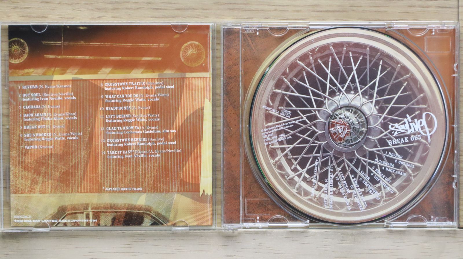 国内盤CD☆ソウライヴ/SOULIVE□ ブレイク・アウト 【TOCP67607