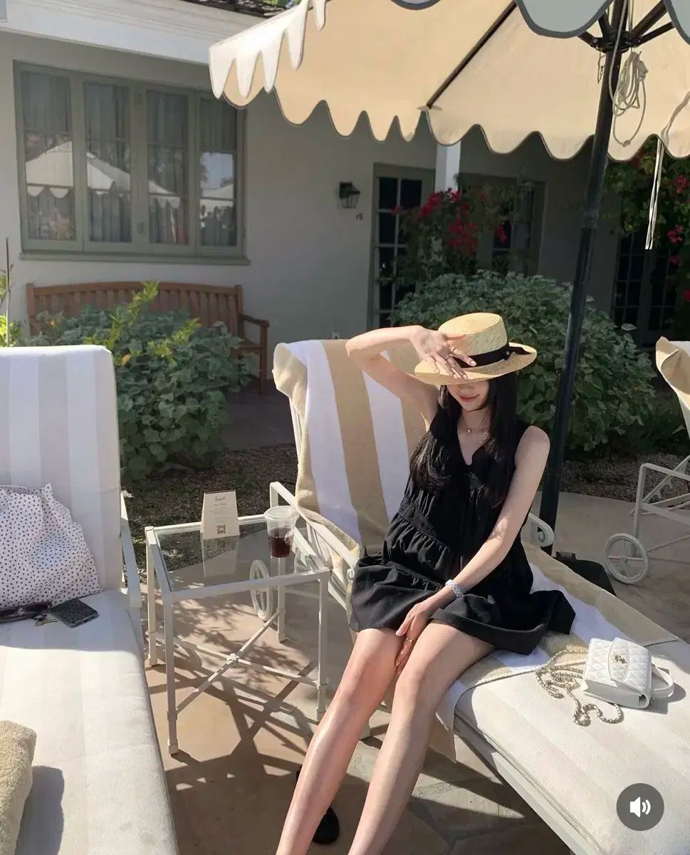 Le Plein Giselle Black Dress ワンピース ロング