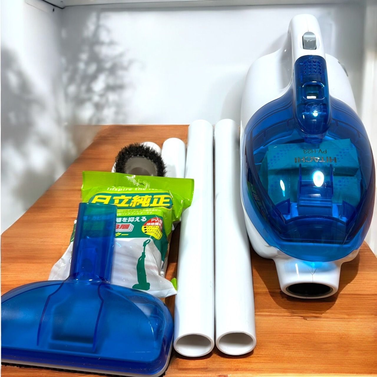 日立掃除機PV-H23 ホワイト/ブルー ☆送料無料 美品 HITACHI 日立