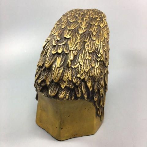 鷹の頭 銅器 文房具 茶道具 重厚 極細工 工芸品 美術品 置物 銅器 鷹の頭 文房具 茶道具 装飾品 工芸品 美術品 置物